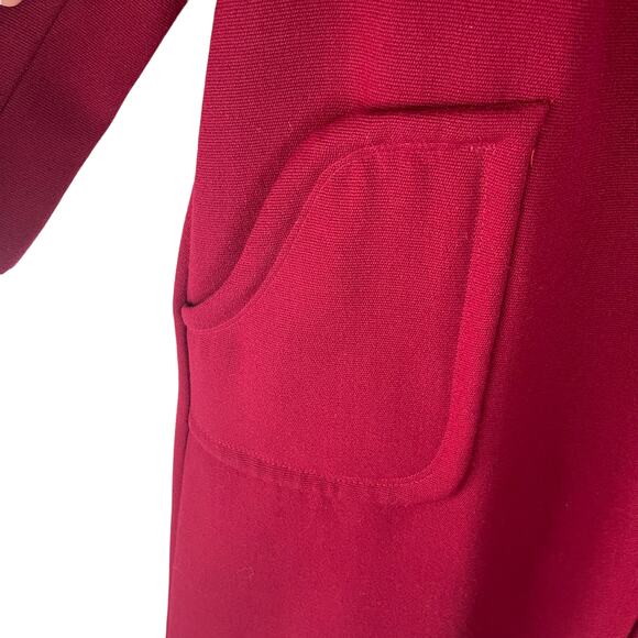 Rogues Gallery Vintage Women's Size Medium 100% Pure Wool Trench Pea Coat - Picture 6 of 14